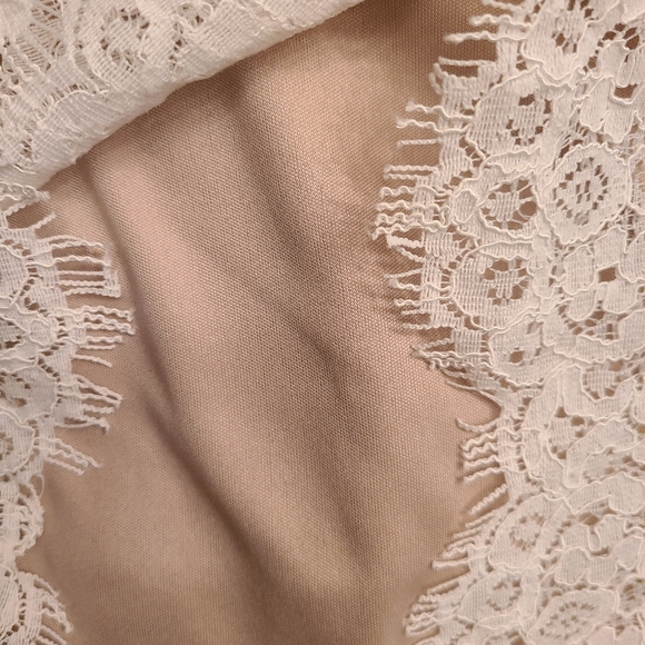 Love,fire blouse size S cream/tan - Picture 4 of 13